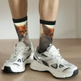 thumbnail image 6 of Pofeuu Mystic Fox With Halo Print Crew Socks, Adult Running Hiking Socks for Youth and Adult, 6 of 6