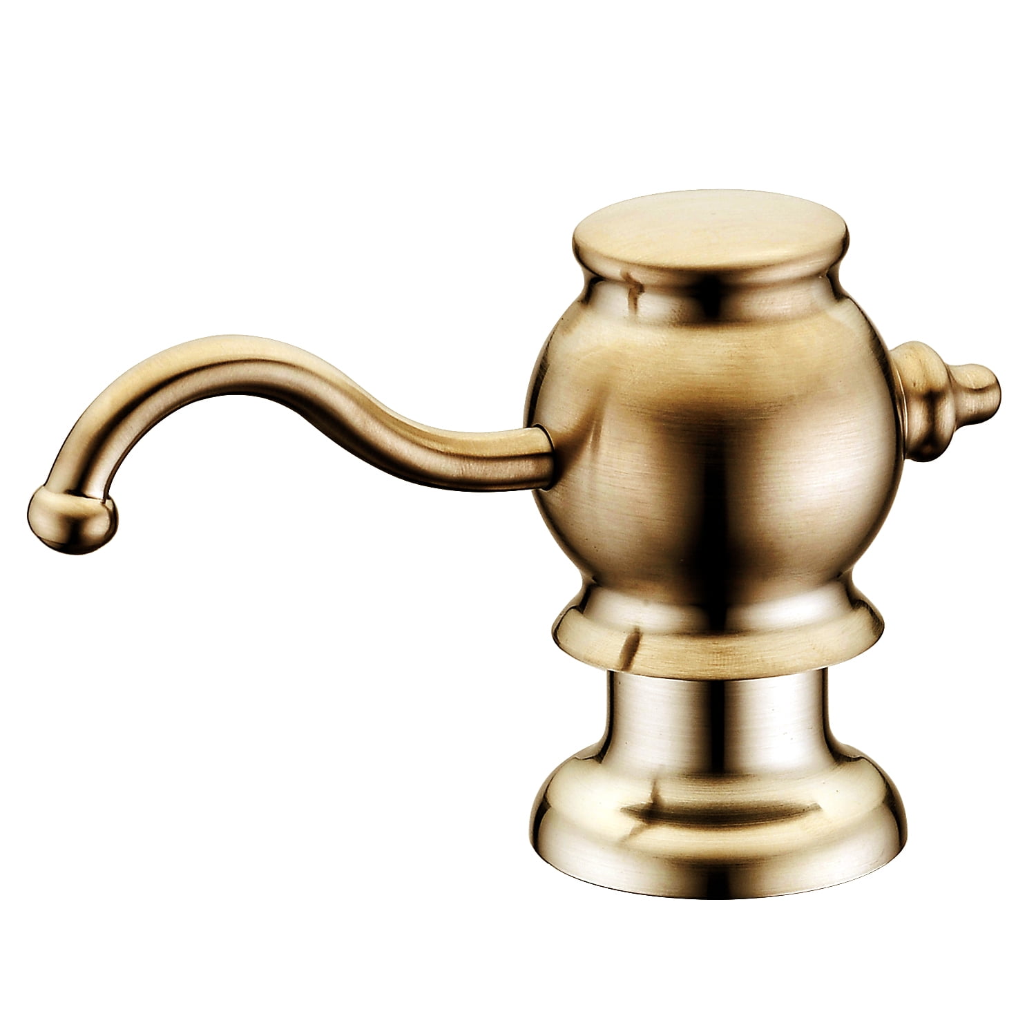 Solid Brass Soap/Lotion Dispenser Antique Brass