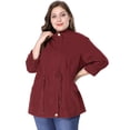 thumbnail image 3 of Chaqueutilitarcon cordón cuello alto talgrande pamujer BorgoXXL, 3 of 6