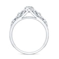 thumbnail image 2 of Certified Pear Lab Grown Diamond Filigree Engagement Ring, 0.6 Carat, EF-VS Quality, 14K White Gold, US 12.50, 2 of 8
