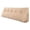 Khaki, variant on Zguuel Striped Fuzzy Triangle Headboard Pillow Bed Backrest Cushion Reading Support with Removable Washable Cover for Bed Sofa Daybed