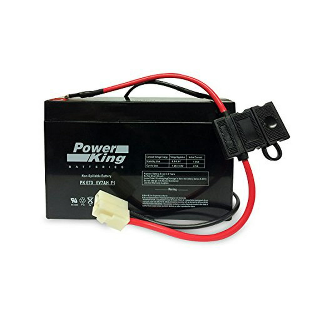 Replacement KidTrax 6 Volt 7AH Battery - Walmart.com - Walmart.com