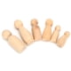 thumbnail image 5 of Muñeca De Clavija De Madera, Accesorios De Bricolaje Muñeca De Clavija De Madera Sin Terminar, Suave Y Segura Para Pintar En Color Talla De Madera Proyectos Artesanales Talla De YLSHRF Wooden Peg Doll, 5 of 8
