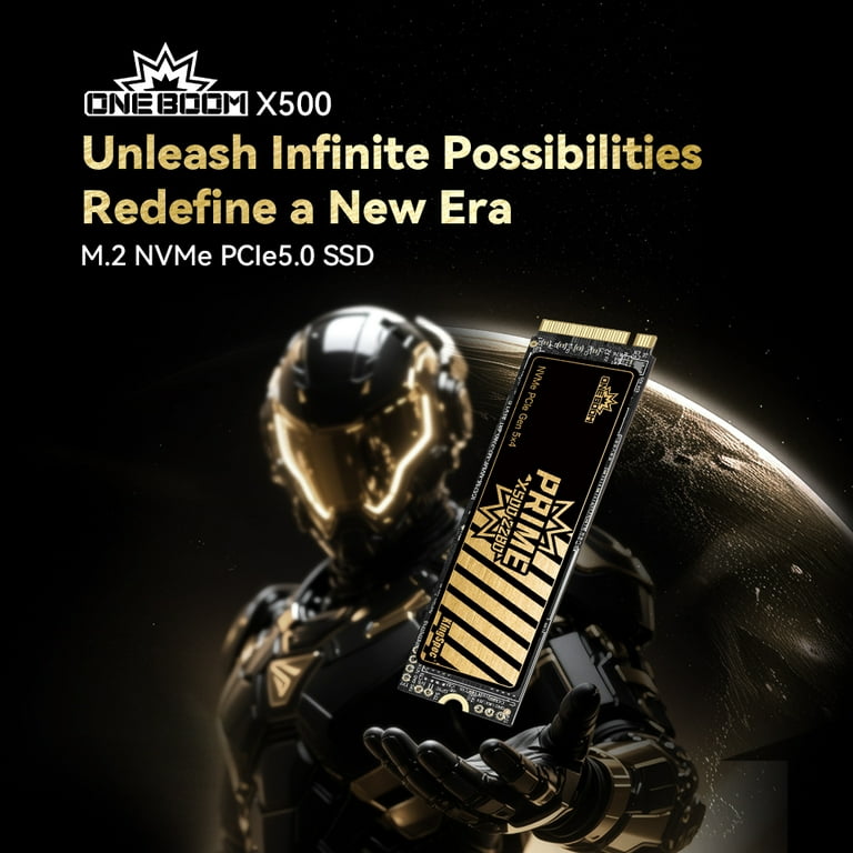 KingSpec OneBoom X500 4TB PCIe 5.0 NVMe M.2 SSD 2280-14000MB/s