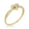 thumbnail image 6 of AVORA 10K Yellow Gold Polished Puffed Heart Ring  - Size 7, 6 of 6