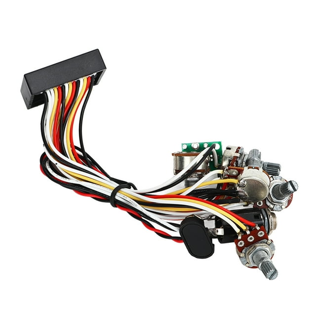 Oubit EQ Préampli Circuit, Préampli Basses Électriques Partie Pré-Câblée Design Épuré