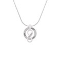 thumbnail image 2 of Delight Jewelry Silvertone & Beyond Infinity Sign Joy Ring Charm Necklace, 18", 2 of 4
