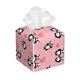 thumbnail image 1 of Balery Valentine'S Day Panda Porta Pañuelos de Cuero con Estampado – Funda Moderna Cuadrada para Caja de Pañuelos, Dispensador 5x5x5'', 1 of 7