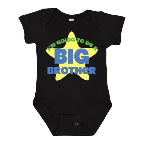 Inktastic I'm Going to Be a Big Brother Boys Baby Bodysuit