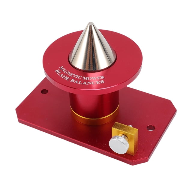 Lames de Support Mural Magnétique Équilibrantes Rouges de Rechange, Lames de Précision Lourdes en Alliage d'Aluminium 339075B pour Tondeuses, Outil de Tondeuse à Gazon avec Accessoires d'Installation