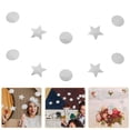 thumbnail image 4 of Guirnalda de papel con 4 tiras de estrellas circulares para decoración de fiestas, pancartas colgantes para cumpleaños, bodas, graduaciones y festividades, 4 of 7