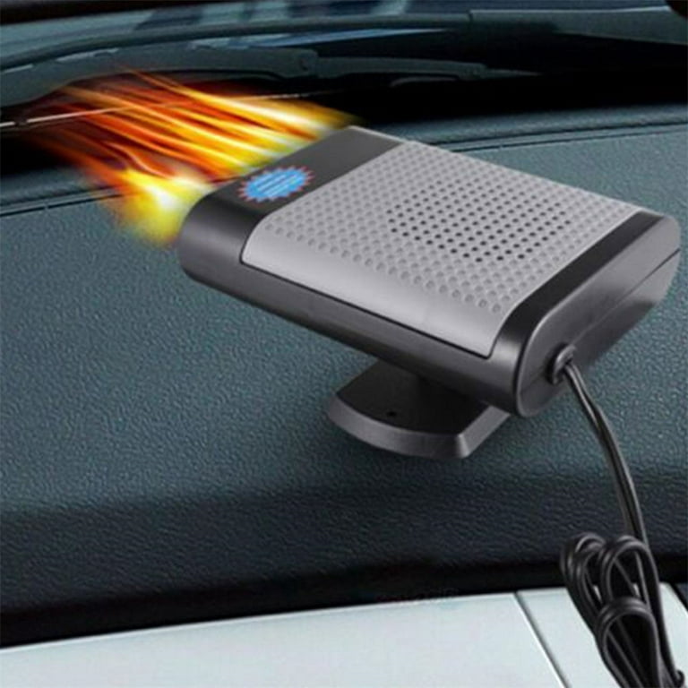 Yirtree Car Heater Fan Strong Wind Low Noise Fast Heating Rotating Anti-Fog  Heater Quick Defogging 360 Degree Rotation Fast Defrosting Car Defroster