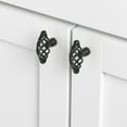 thumbnail image 3 of GlideRite 2 in. Classic Oval Birdcage Cabinet Knobs, Matte Black, Pack of 25, 3 of 3