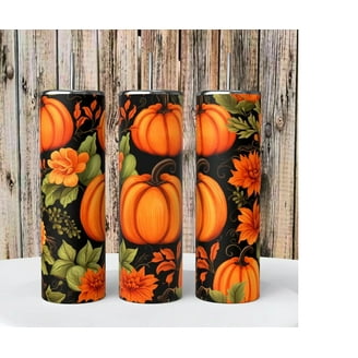 Whaline Fall Tumbler With Lid & Straw – 20oz Stainless Steel, Maple Leaf Design, Insulated Travel Cup
