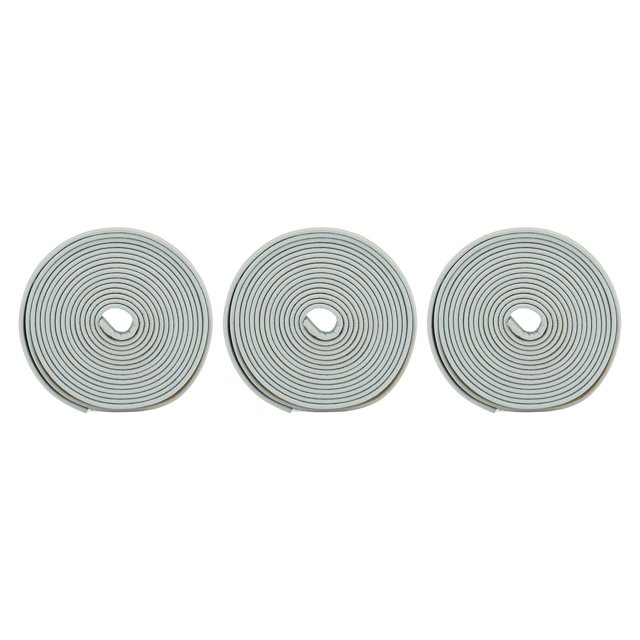 Mousse Coupe-Froid, Bande d'Isolation de Joint de Porte Rouleau Résistance à Haute Température Absorption Acoustique Multi-Usage Haute Densité EPDM pour Porte de Fenêtre Blanc, Brun, Gris