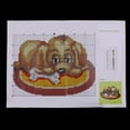 thumbnail image 4 of yuksok 20" by 14" Decorative Dog Latch Hook s Embroidery DIY Cushion Carpet Rug, 4 of 9