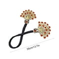 thumbnail image 6 of HEVIRGO Peacock Shape Hair Clip Bun Maker Women Peacock Hairstyle Twist Hair Curler Bun Maker Easy Fast Snap Roll Hair Tool for Long Hair, 6 of 8