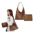 thumbnail image 2 of Bolso Mano Mujer Leather Cercanías Alta Capacidad Bolso Xtellar cafe, 2 of 3