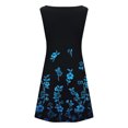 thumbnail image 5 of Sundresses for Women Casual Summer - Beach Dresses for Women Casual Summer Sleeveless Sundress Knee Length Midi Dress Boho Floral Vacation Tank Dress, 5 of 7