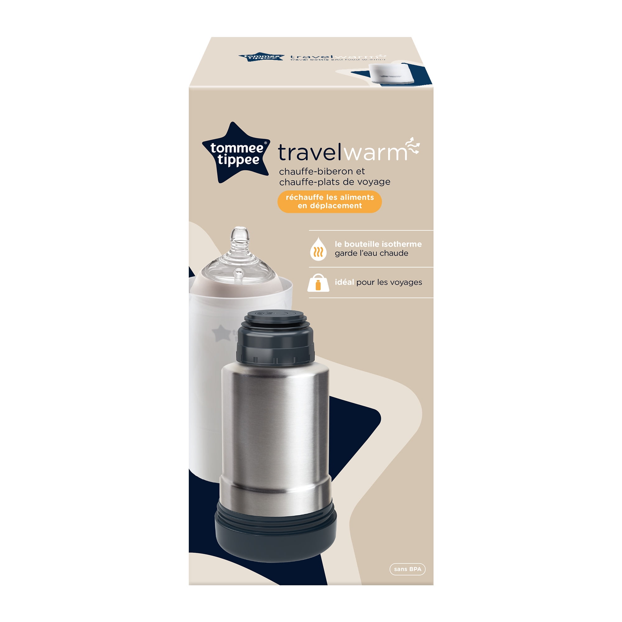 Tommee Tippee Closer To Nature Travel Bottle & Food Warmer - Mom Spotted