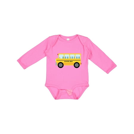 

Inktastic School Bus Gift Baby Boy or Baby Girl Long Sleeve Bodysuit