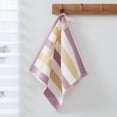 thumbnail image 1 of Nvzi 6 pañuelos pequeños de algodón, multiusos: para baño, gimnasio, ducha, deportes, toalla. Maneja diversas situaciones sin esfuerzo. 34 x 34 cm (morado)., 1 of 5