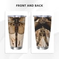 thumbnail image 3 of Salouo Vintage Dragonfly Artwork Print 20oz Tumbler with Lid,Stainless Steel Vacuum Insulated Tumbler Durable Insulated Coffee Mug Thermal Cup with Splash Proof Sliding Lid-Straw Three-piece Set, 3 of 8