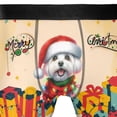 thumbnail image 4 of Merry Christmas Santa Maltese Scarf Twinkling Lights Xmas Holiday All Over Print Boxer Briefs Underwear for Men Dad Maltese Dog Lover Gifts Idea - 00022, 4 of 6