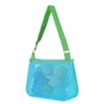 thumbnail image 1 of Bolsa de almacenamiento de juguetes para niños, bolsa de playa de viaje, bolsa de red de playa con perspectiva hueca, bolso de hombro, 1 of 5