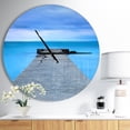 thumbnail image 2 of DesignArt Broken Concrete Jetty Large Wall Clock, 2 of 2