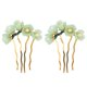 thumbnail image 1 of ColoMX 2 horquillas decorativas para el pelo de estilo chino, con diseño floral., 1 of 7