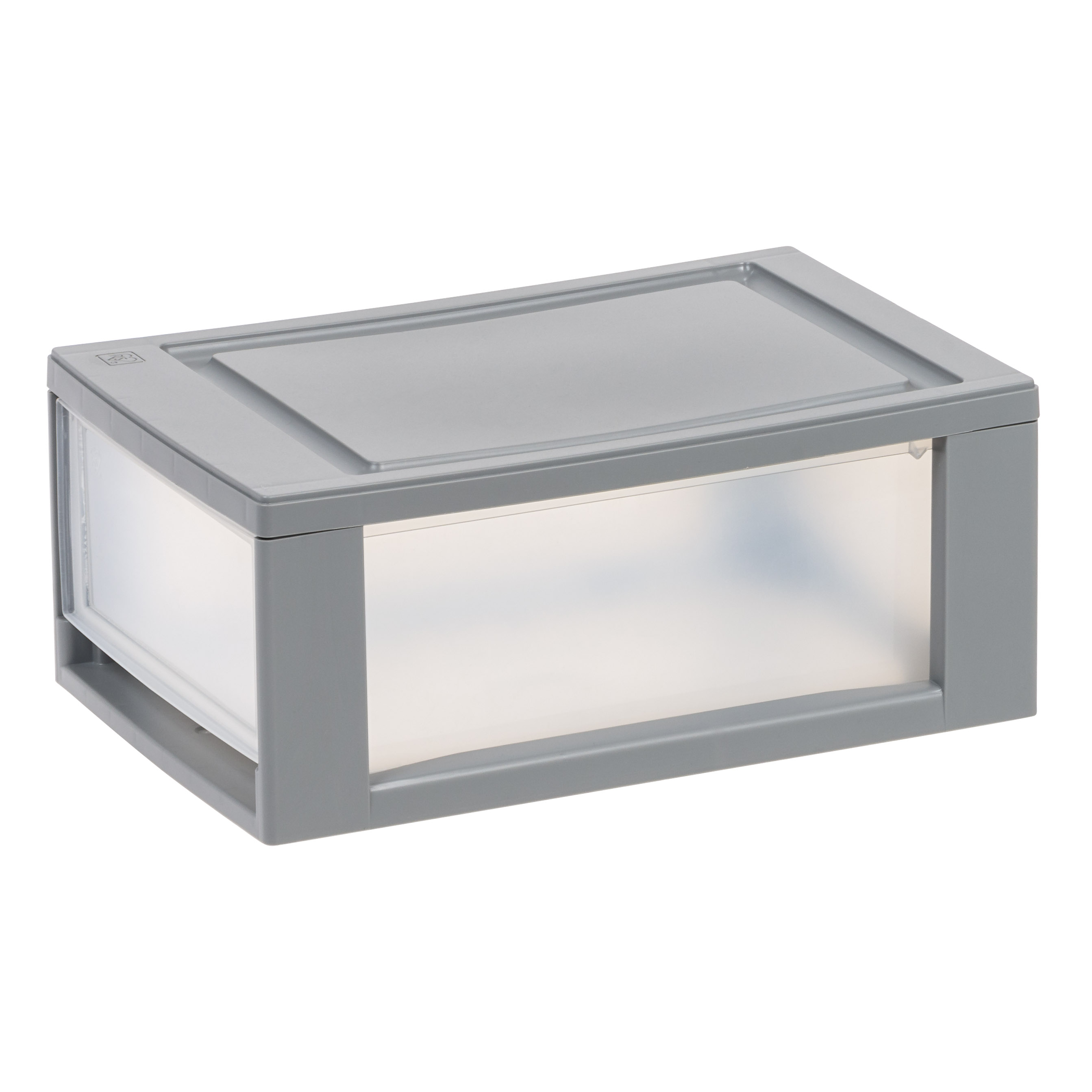 IRIS 6 Qt Small Plastic Drawers, Under Bed Storage Bins, Stackable, Modular