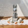 thumbnail image 6 of Shipiny Stained Mosaic Glass Easter Bunny Decor, Handcrafted Glass Rabbit Ornament, Easter Party Supplies, for Home Tabletop Centerpiece Window Sill Holiday Decor, S, 6 of 6