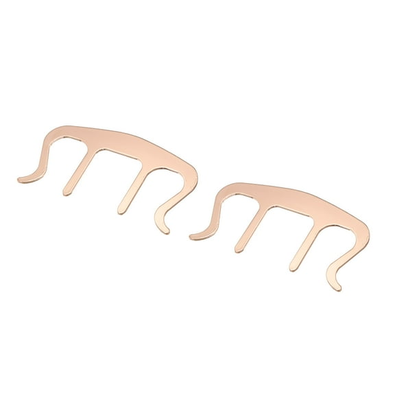 Metal Music Book Clip and Page Holder for Sheet Music Stands, Piano Sheet Music Holders Rose Gold 3.7 x 2.1 Inch 2Pcs