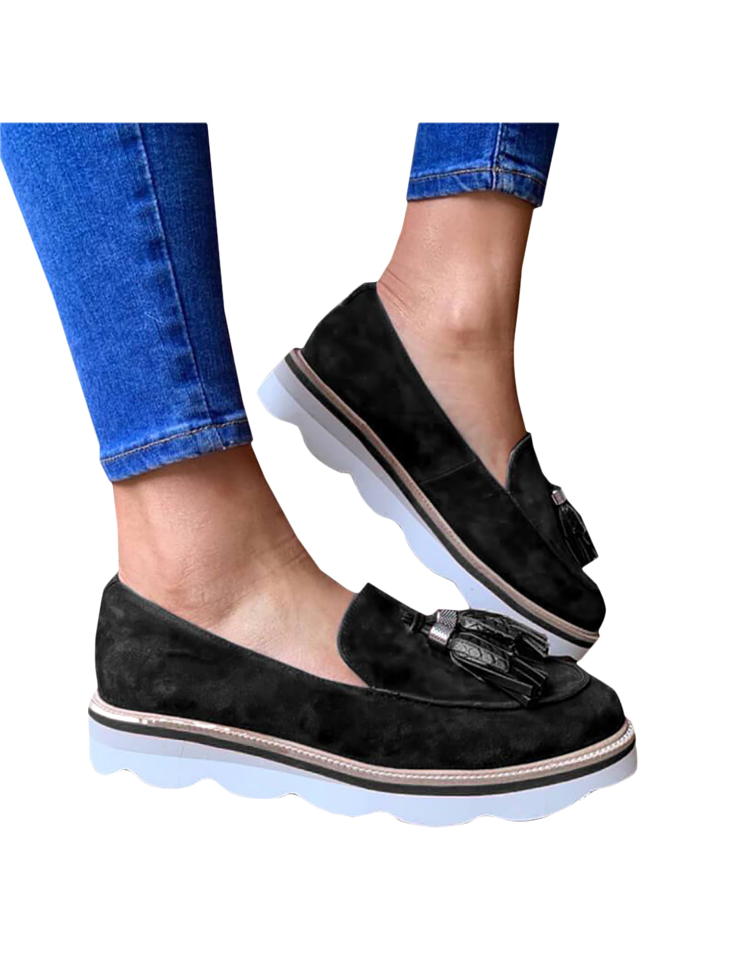 comfy slip on platform shoes reviews