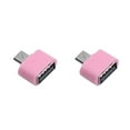 thumbnail image 4 of jesticaly OTG Adapter USB Phone Data Sharing Photo Converter Electronic Connector Household Smartphone Replacement Accessory Pink 2Set, 4 of 6