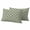 Seaweed Green, variant on 2 Pack Outdoor Waterproof Throw Pillows, Abstract Black Trellis Morocco Decorative Rectangle Pillow Case Patio Pillows for Chair Couch Sofa 20x12in