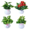 thumbnail image 3 of Zeus Artificial Bonsai Fake Flower Leaf Plant Home Hanging Wall Party Holiday Decor, 3 of 7