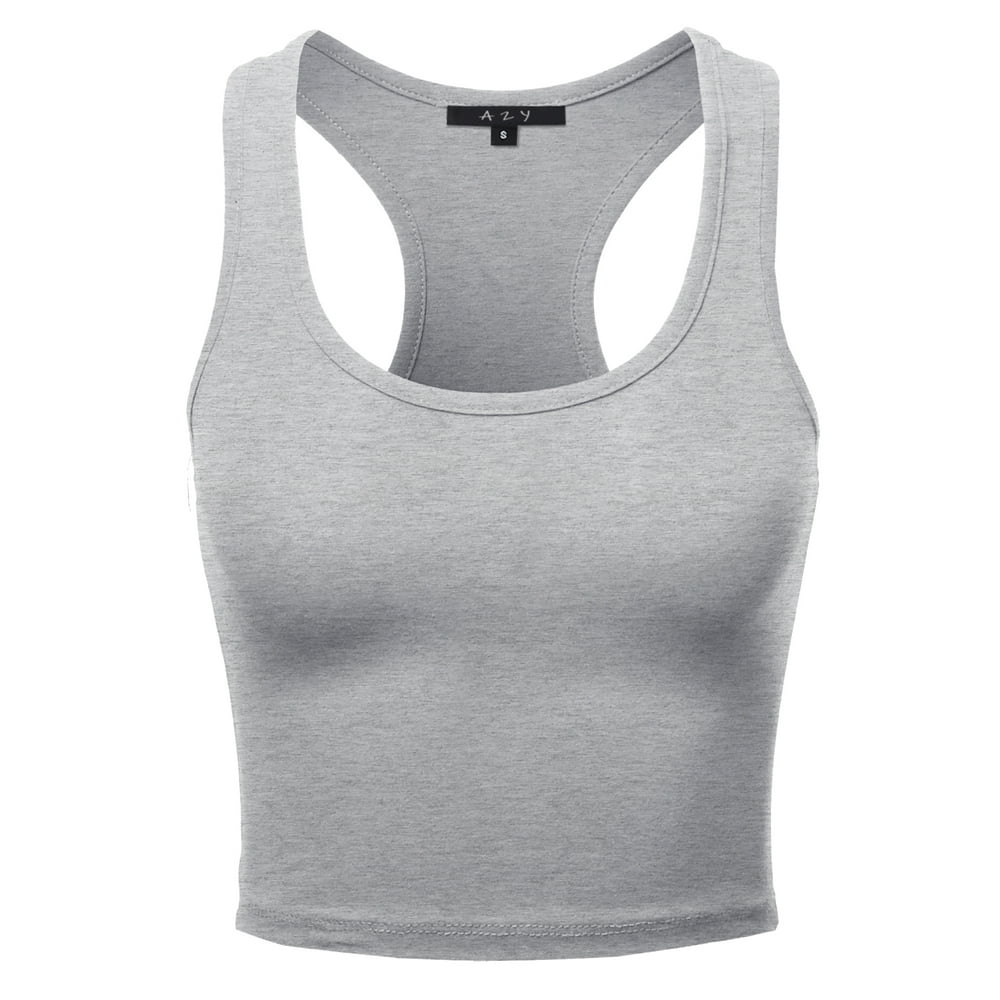cropped racerback top