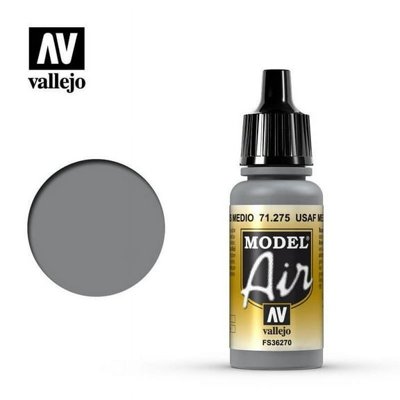 Vallejo 71275 Model Air USAF Medium Gray Acrylic Paint 17ml