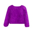 thumbnail image 1 of Gibobby Chamarra niñaBebé Niñas Peludas Outwear Abrigo Chaqueta Chaleco Lindo Caliente Invierno Niños Ropa Grueso Ropa De Abrigo Tops(PP2, 6-7 Años), 1 of 4