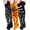 Set of 3, variant on BadPiggies 3 Pairs Halloween Thigh High Long Stockings Spider Pumpkin Bat Bone Over Knee Socks for Cosplay Party
