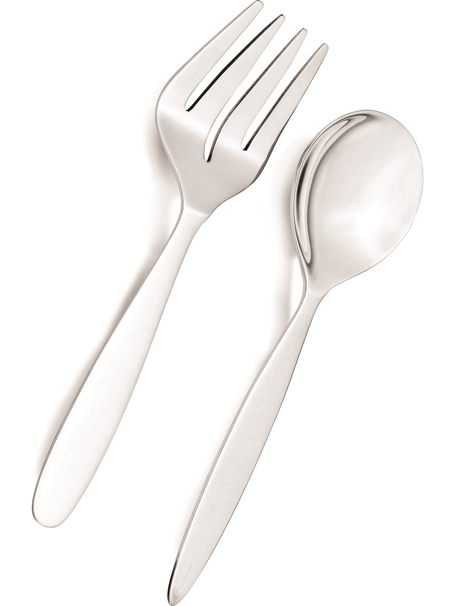 silver baby spoon fork set