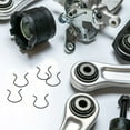 thumbnail image 2 of 10pcs Car Window Handle Retaining Clips Metal Clip Crank Retainer Fixing Clips, 2 of 6