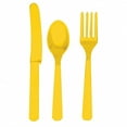 thumbnail image 1 of Amscan Plastic Party Cutlery Set (Knives, Forks & Spoons) (Set Of 24), 1 of 1