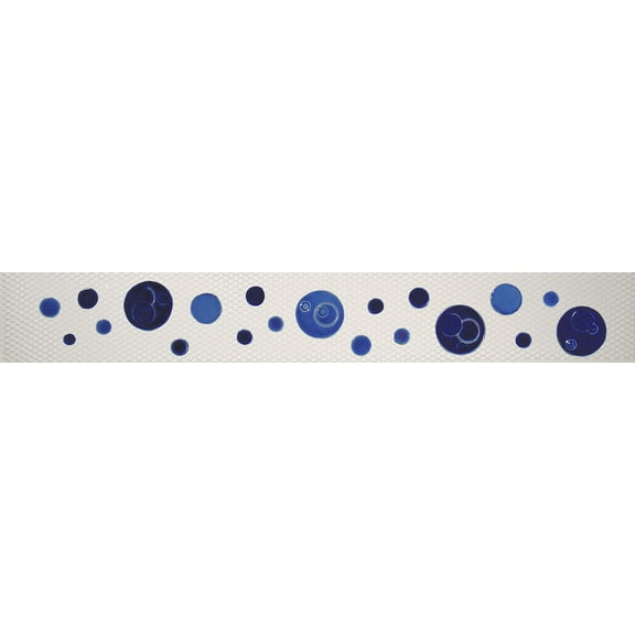 Artistry in Mosaics Bubbles Step Markers Ceramic Swimming Pool Mosaic 3" x 24", Blue