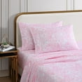 thumbnail image 5 of Betsey Johnson - Twin Bed Sheets, Bedding Set with Matching Sham, Smooth & Silky, Fade & Wrinkle Resistant, Dorm Essentials (Fairytale Floral Pink), 5 of 7