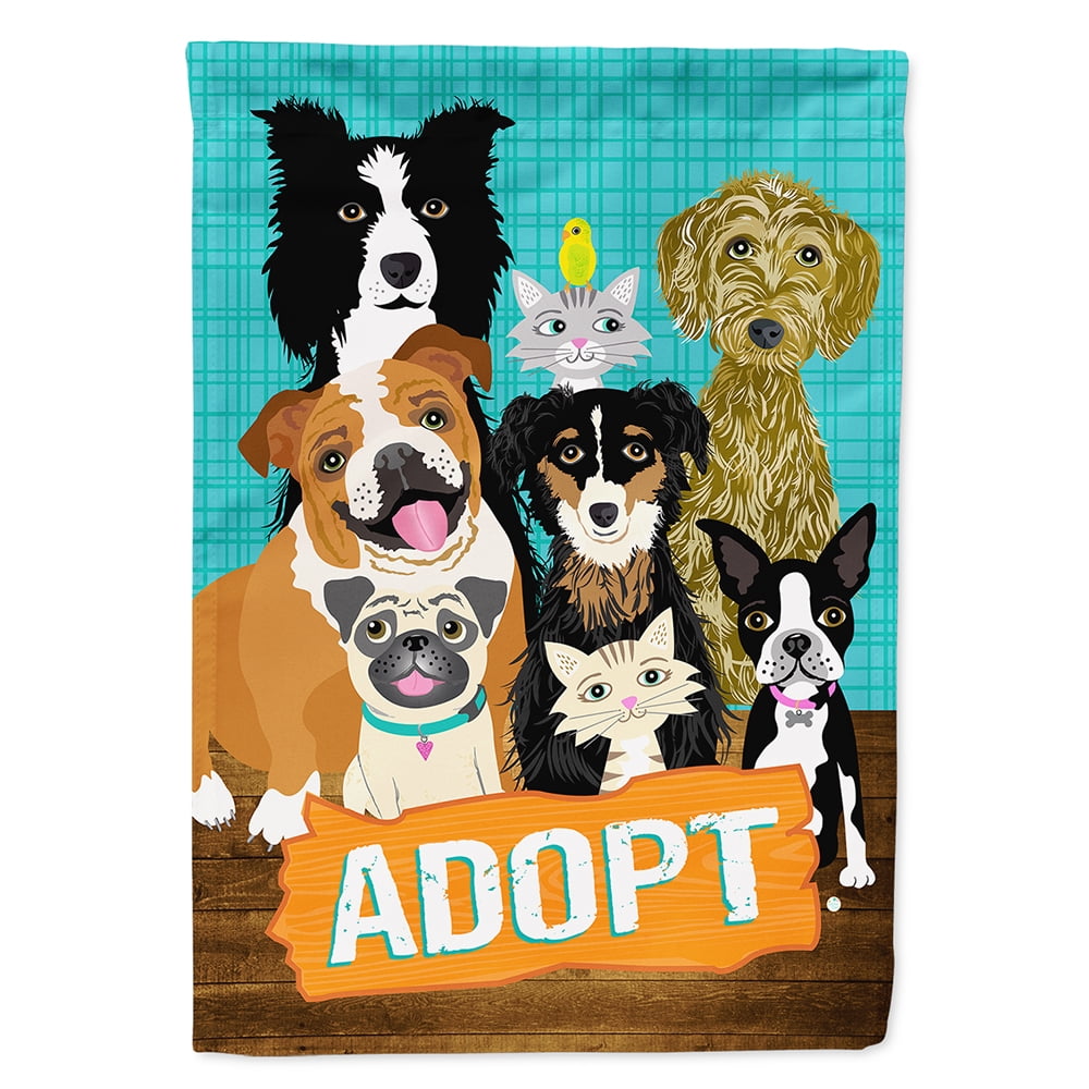 Adopt Pets Adoption Garden Flag