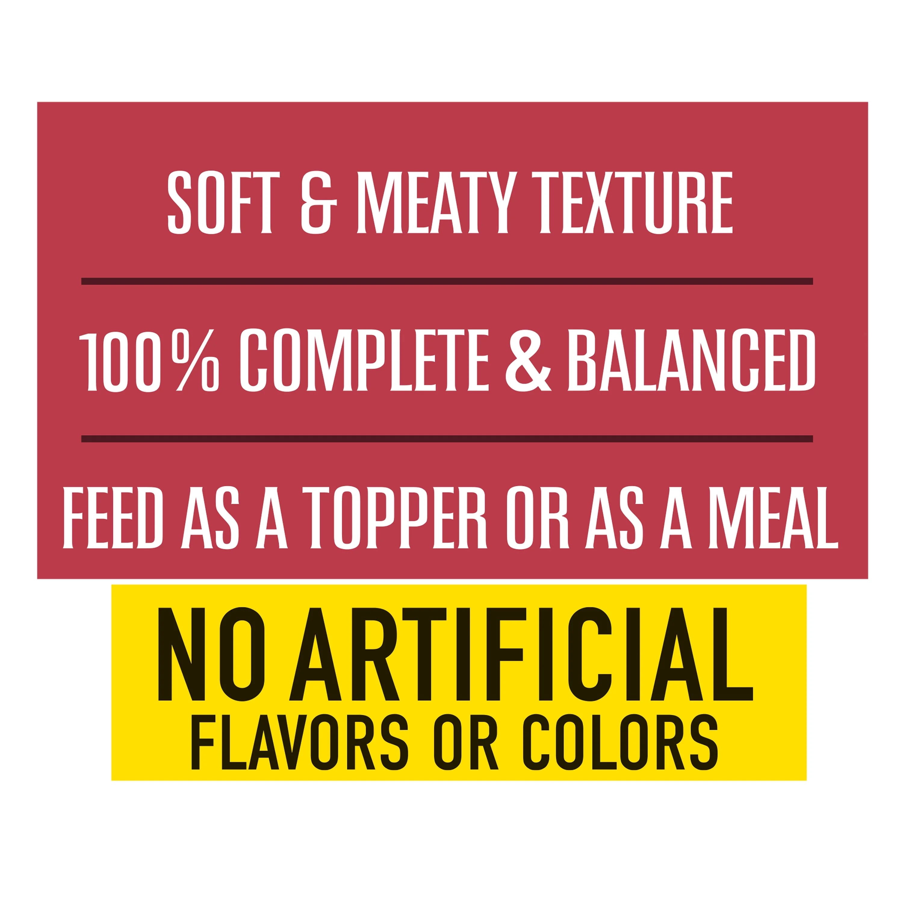 (4 pack) Ol' Roy Semi Moist Steak Flavor Dog Food, 4.5 lb, 12 Pouches