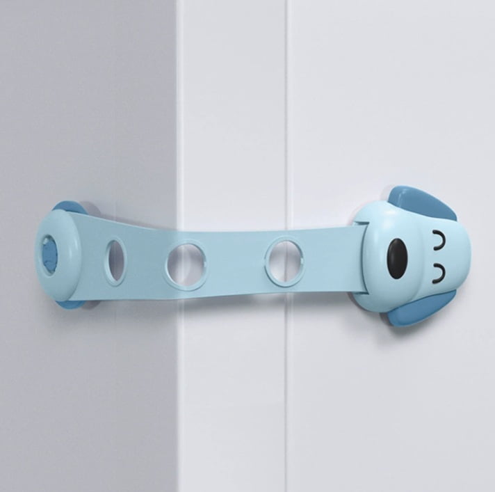 1 set of child safety locks, baby protection, multi-functional baby anti-pinch drawer lock cabinet door lock set